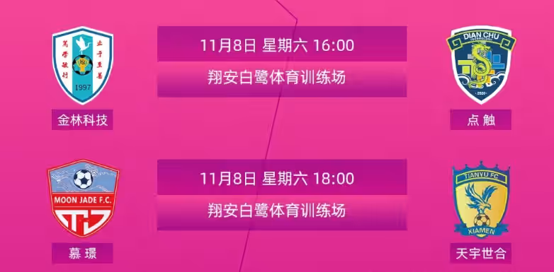城市联赛 | 2025厦门市足球协会超级联赛第八轮赛果