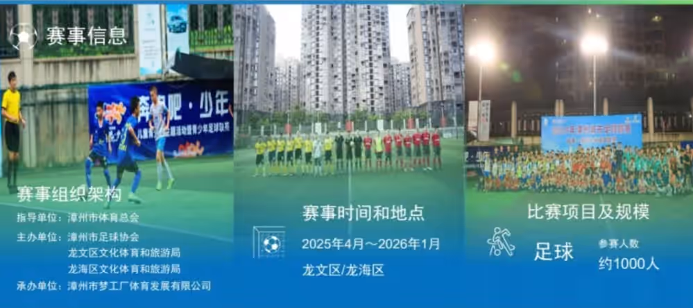 城市联赛 | 漳州足协关于举办2025-2026赛季漳州市足球联赛的通知